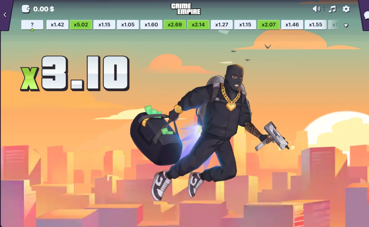 1Win Crime Empire Bonos